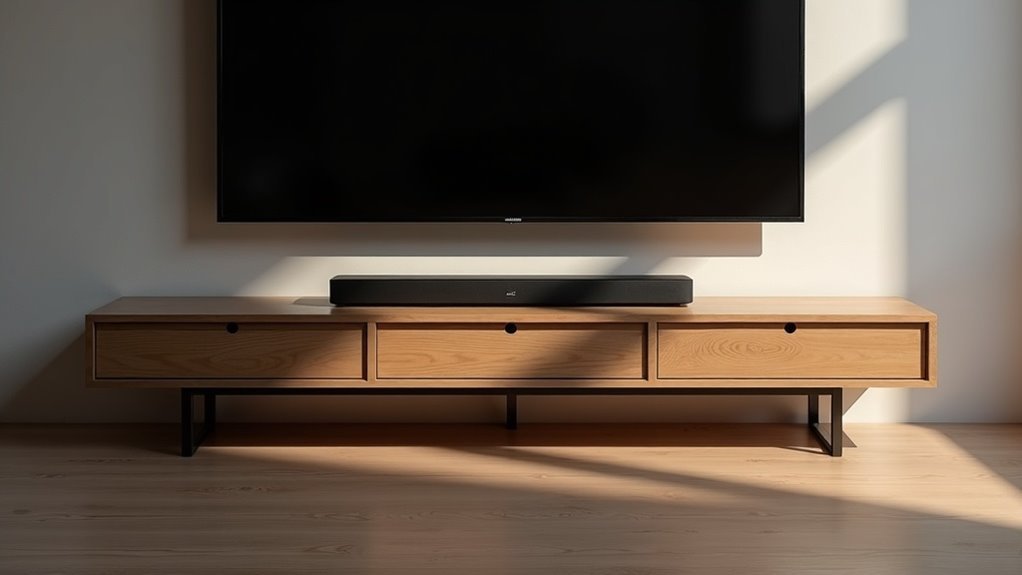 aligning soundbar with tv