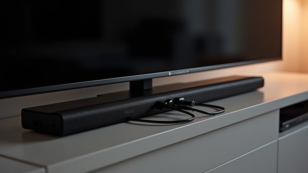 connect soundbar to cable