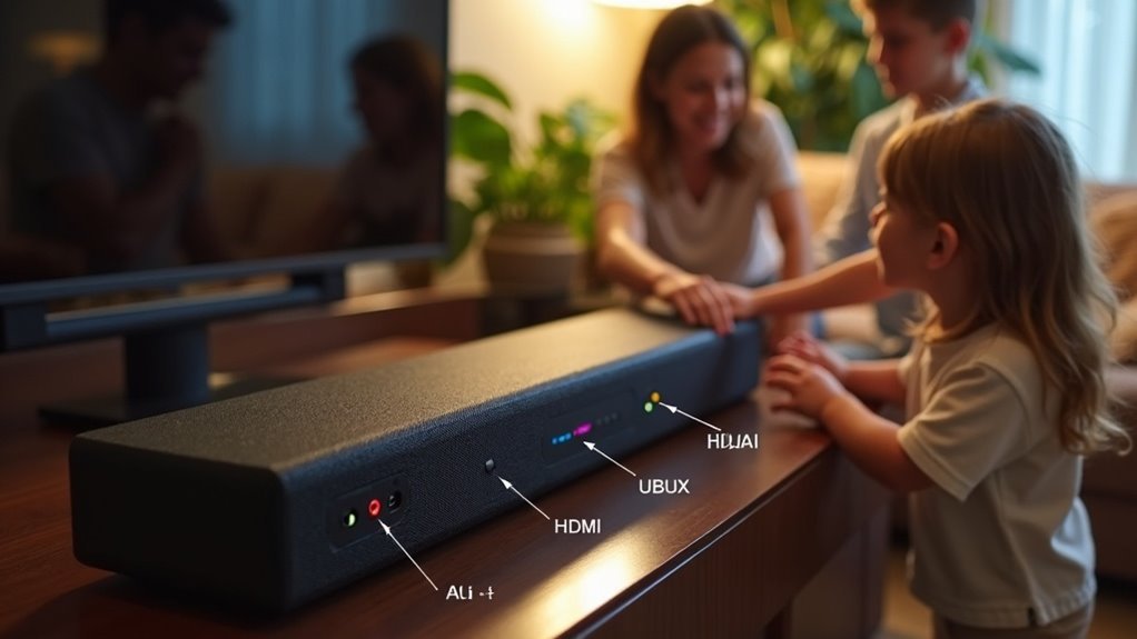 labeling soundbar inputs clearly