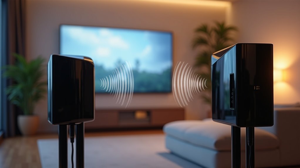 setting up rear speakers