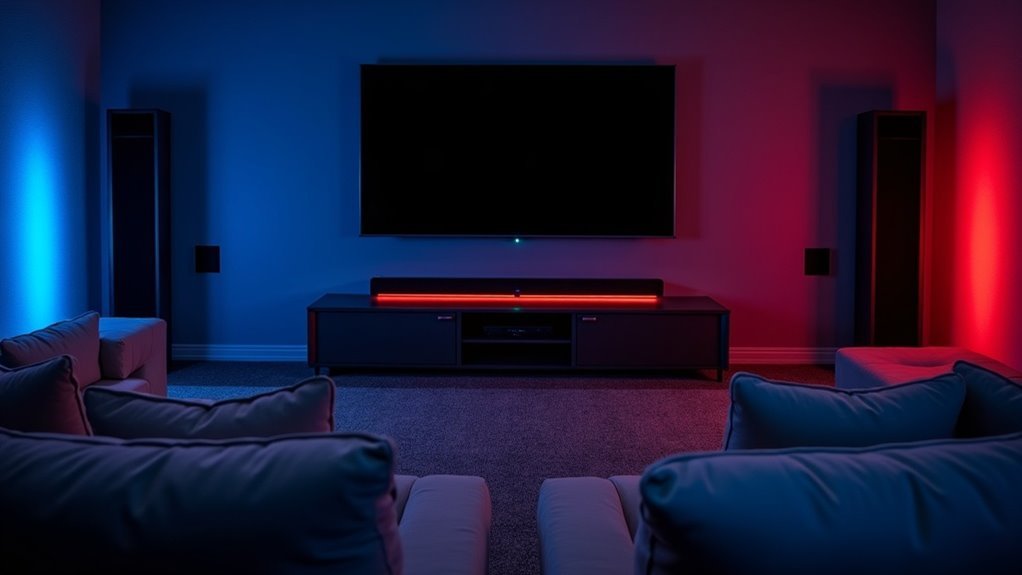 soundbar lighting home theater