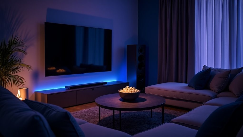 soundbar relaxation lighting options