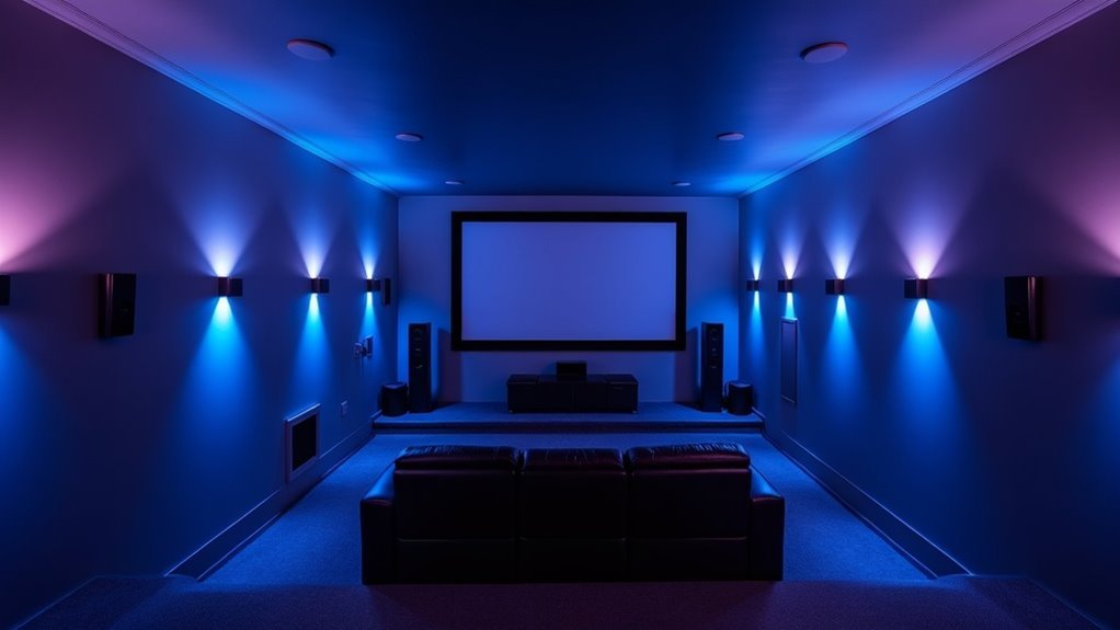soundbar wall washing lights