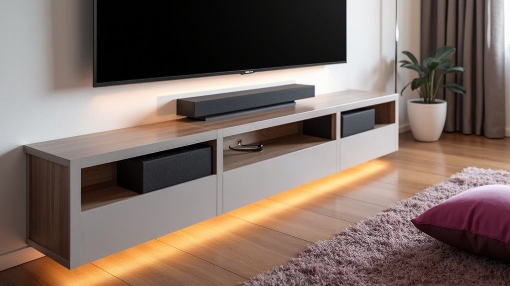 soundbar wire management solutions