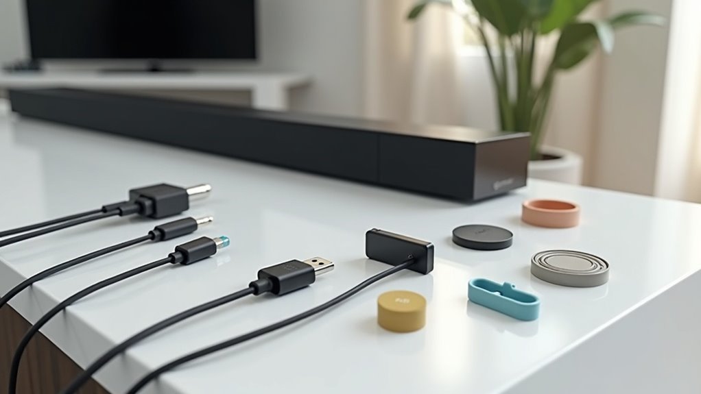 soundbar wire organization solutions