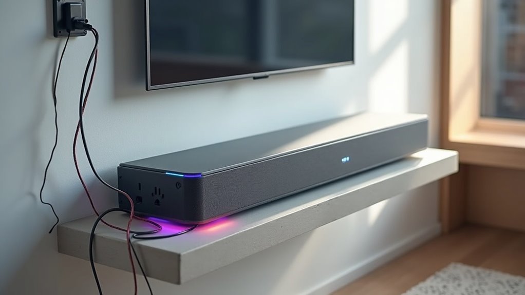 soundbars require external power