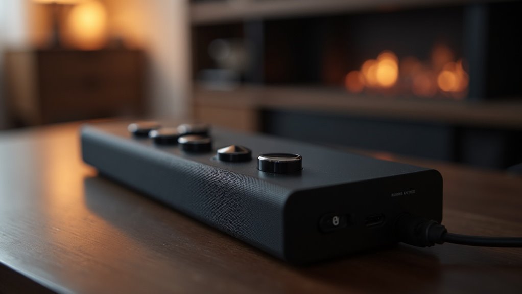 top soundbar button features