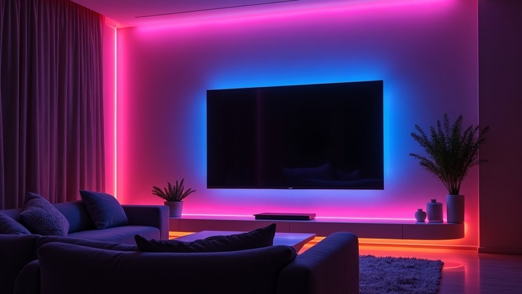 tv viewing enhancement strips